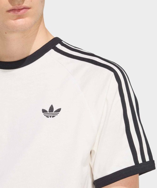 adidas(アディダス)の「スリーストライプ Tシャツ / アディダスオリジナルス adidas Originals(Tシャツ/カットソー・メンズ・イエロー/レッド/ホワイト/ブラック/ブルー・XX-LARGE/X-SMALL/SMALL/XX-SMALL/X-LARGE/MEDIUM/LARGE/3XL)」の9枚目の写真