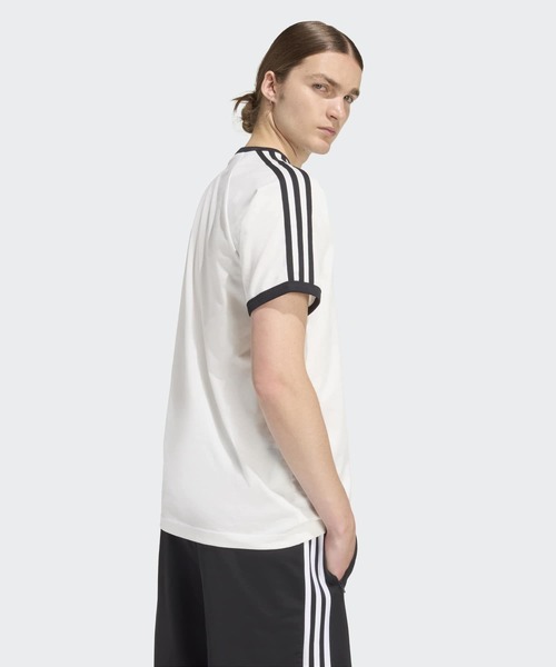 adidas(アディダス)の「スリーストライプ Tシャツ / アディダスオリジナルス adidas Originals(Tシャツ/カットソー・メンズ・イエロー/レッド/ホワイト/ブラック/ブルー・XX-LARGE/X-SMALL/SMALL/XX-SMALL/X-LARGE/MEDIUM/LARGE/3XL)」の10枚目の写真
