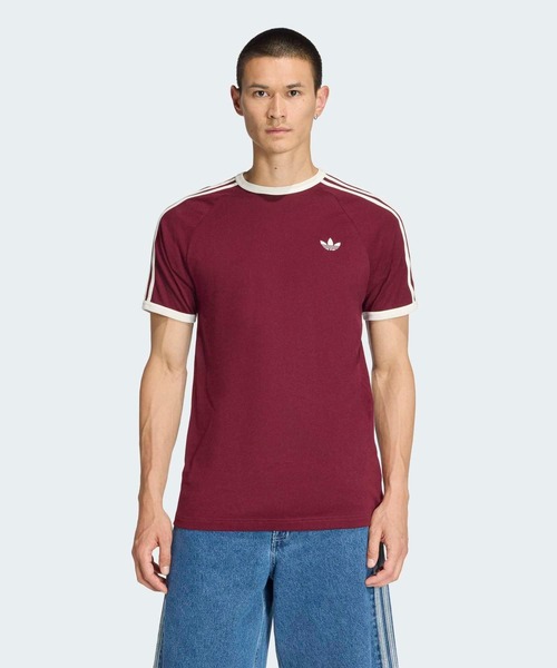 adidas(アディダス)の「スリーストライプ Tシャツ / アディダスオリジナルス adidas Originals(Tシャツ/カットソー・メンズ・イエロー/レッド/ホワイト/ブラック/ブルー・XX-LARGE/X-SMALL/SMALL/XX-SMALL/X-LARGE/MEDIUM/LARGE/3XL)」の7枚目の写真