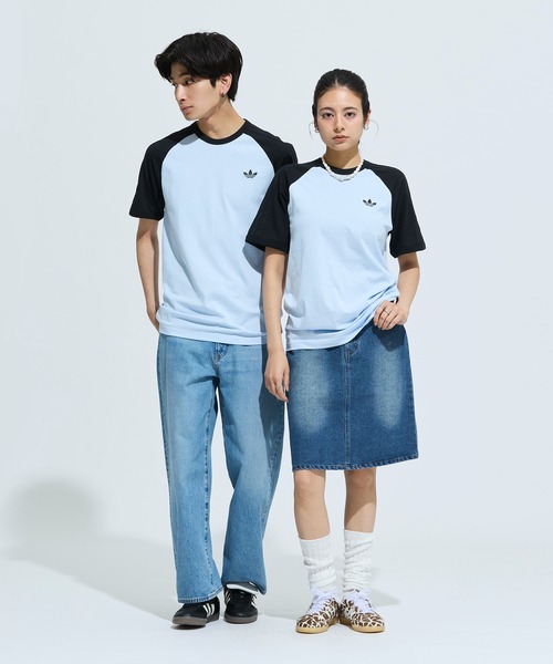 adidas(アディダス)の「スリーストライプ Tシャツ / アディダスオリジナルス adidas Originals(Tシャツ/カットソー・メンズ・イエロー/レッド/ホワイト/ブラック/ブルー/ブルー系その他/ブラウン・XX-LARGE/X-SMALL/SMALL/XX-SMALL/X-LARGE/MEDIUM/LARGE/3XL)」の15枚目の写真