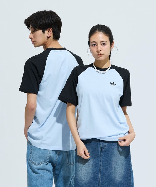 adidas(アディダス)の「スリーストライプ Tシャツ / アディダスオリジナルス adidas Originals(Tシャツ/カットソー・メンズ・イエロー/レッド/ホワイト/ブラック/ブルー/ブルー系その他/ブラウン・XX-LARGE/X-SMALL/SMALL/XX-SMALL/X-LARGE/MEDIUM/LARGE/3XL)」の16枚目の写真