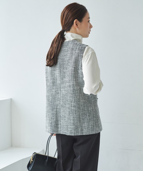 ノーカラーツイードジレ（ベスト）｜URBAN RESEARCH（アーバンリサーチ