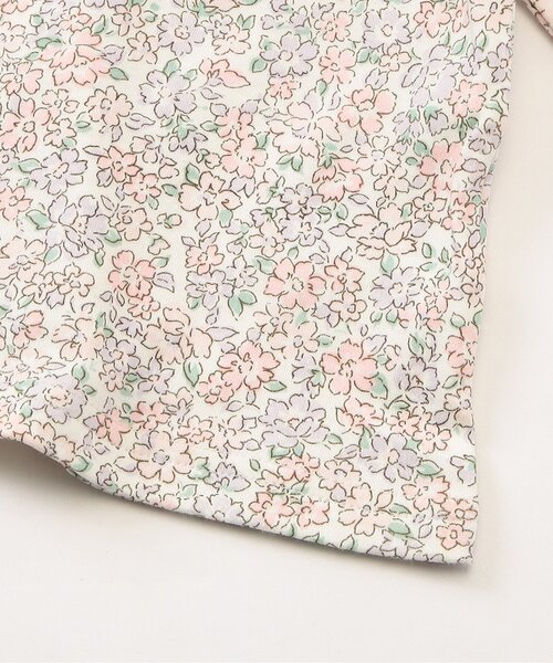 Ampersand（アンパサンド）の「【リンク】小花柄前あきパジャマ（ルームウェア/パジャマ・キッズ・ピンク/サックスブルー・110/100/90/80/140/130/120）」の9枚目の写真