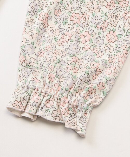Ampersand（アンパサンド）の「【リンク】小花柄前あきパジャマ（ルームウェア/パジャマ・キッズ・ピンク/サックスブルー・110/100/90/80/140/130/120）」の11枚目の写真