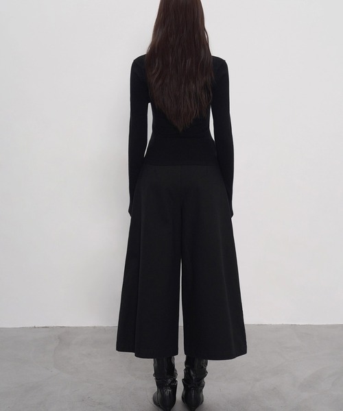 EIGHTHMONTH（エイスマンス）の「ベルトクロップドパンツ EM25a158【EIGHTHMONTH】【2025AW】（その他パンツ・レディース・ブラック・L/M/S）」の11枚目の写真