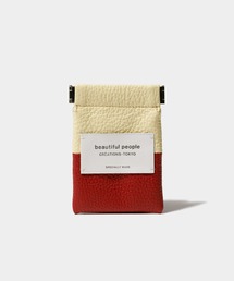 beautiful people | SDGS color leather small case(財布)
