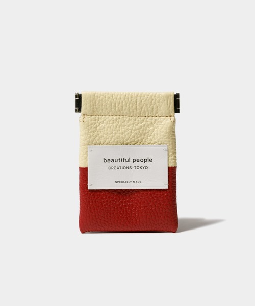 SDGS color leather small case（財布）｜beautiful people