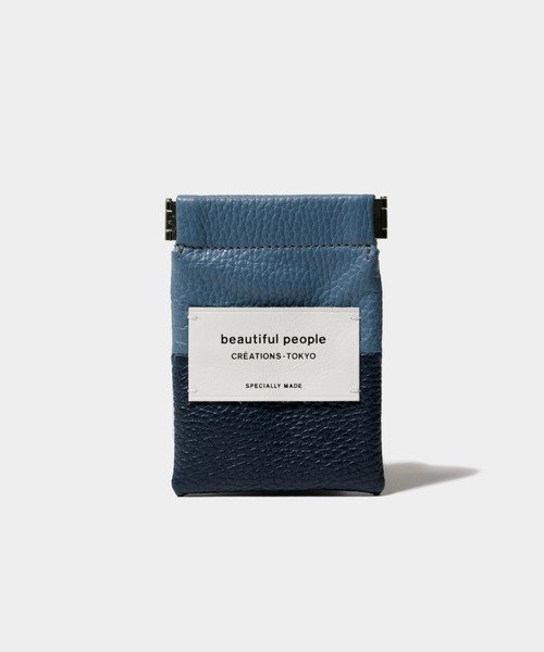 SDGS color leather small case（財布）｜beautiful people