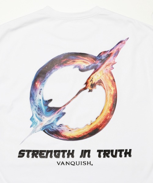 VANQUISH（ヴァンキッシュ）の「VANQUISH / ヴァンキッシュ The Universe 半袖Tシャツ（Tシャツ/カットソー・メンズ・ホワイト/ブラック・M/L）」の7枚目の写真