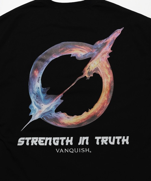 VANQUISH（ヴァンキッシュ）の「VANQUISH / ヴァンキッシュ The Universe 半袖Tシャツ（Tシャツ/カットソー・メンズ・ホワイト/ブラック・M/L）」の4枚目の写真