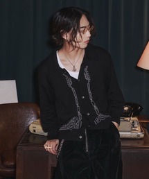 INTER FACTORY | takumu(MUU STUDIO) - Embroidered shirt cardigan / 刺繍シャツカーディガン(カーディガン/ボレロ)