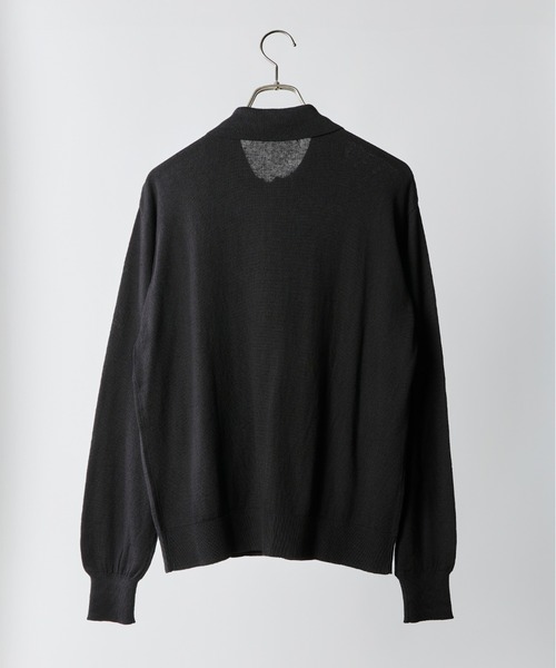 INTER FACTORY（インターファクトリー）の「takumu（MUU STUDIO） - Embroidered shirt cardigan / 刺繍シャツカーディガン（カーディガン/ボレロ・メンズ・ブラック/レッド・3/2）」の20枚目の写真