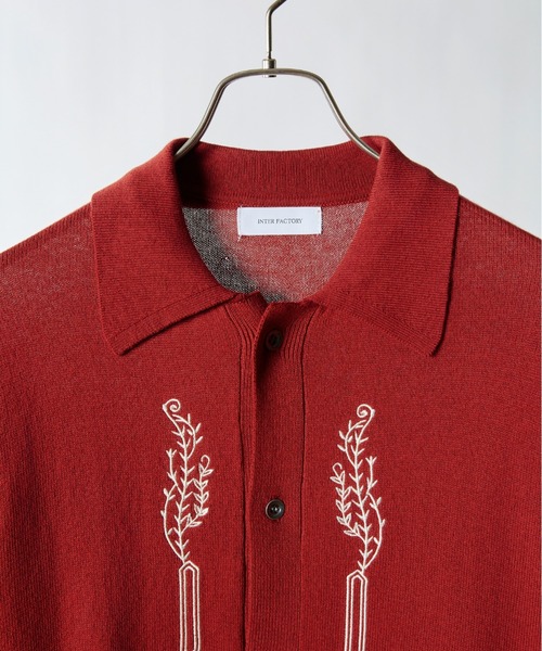 takumu（MUU STUDIO） - Embroidered shirt cardigan / 刺繍シャツ
