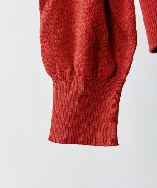 INTER FACTORY（インターファクトリー）の「takumu（MUU STUDIO） - Embroidered shirt cardigan / 刺繍シャツカーディガン（カーディガン/ボレロ・メンズ・ブラック/レッド・3/2）」の7枚目の写真