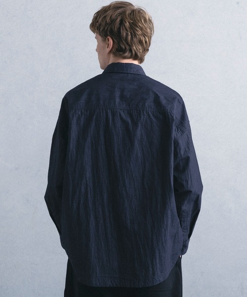 +phenix(プラスフェニックス)の「【WEB・直営店限定】+phenix(プラスフェニックス)CARGO SHIRT JACKET カーゴ シャツ ジャケット(シャツ/ブラウス・メンズ・グレー/ブラウン・M/L)」の4枚目の写真