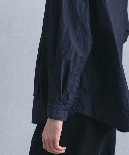 +phenix(プラスフェニックス)の「【WEB・直営店限定】+phenix(プラスフェニックス)CARGO SHIRT JACKET カーゴ シャツ ジャケット(シャツ/ブラウス・メンズ・グレー/ブラウン・M/L)」の10枚目の写真