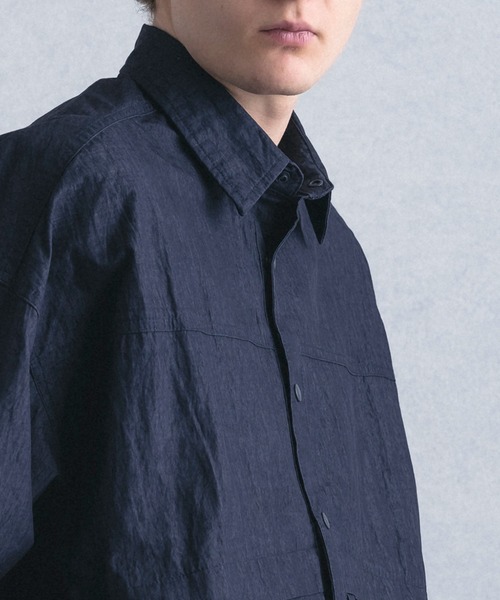 +phenix(プラスフェニックス)の「【WEB・直営店限定】+phenix(プラスフェニックス)CARGO SHIRT JACKET カーゴ シャツ ジャケット(シャツ/ブラウス・メンズ・グレー/ブラウン・M/L)」の11枚目の写真