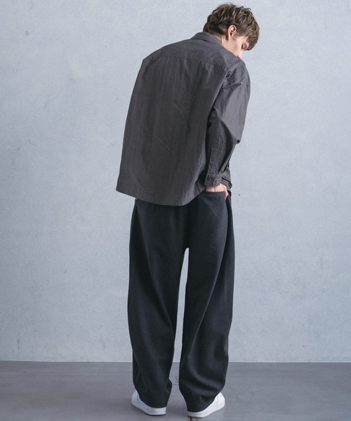 +phenix(プラスフェニックス)の「【WEB・直営店限定】+phenix(プラスフェニックス)CARGO SHIRT JACKET カーゴ シャツ ジャケット(シャツ/ブラウス・メンズ・グレー/ブラウン・M/L)」の19枚目の写真