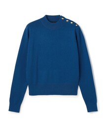 金ボタン」に該当するニット/セーター（ブルー・ネイビー/青色系