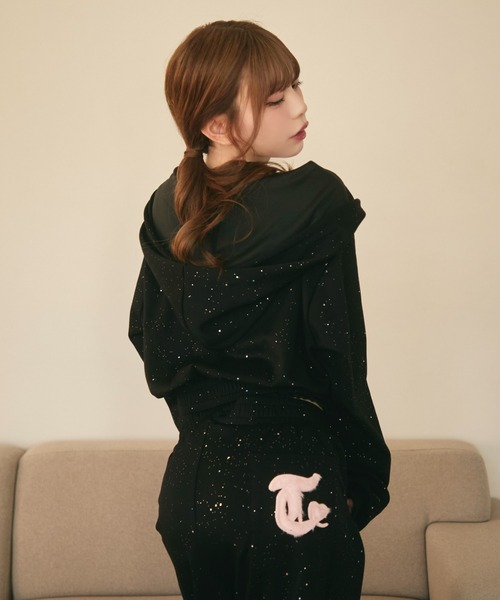 ラメクロススウェットパンツ（スウェットパンツ）｜TITTY&CO.（ティ