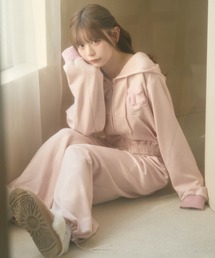 TITTY&CO.（ティティーアンドコー）の「ラメクロススウェットパンツ（スウェットパンツ）」