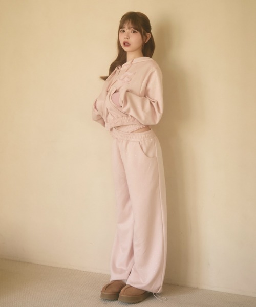 セール】ラメクロススウェットパンツ（スウェットパンツ）｜TITTY&CO