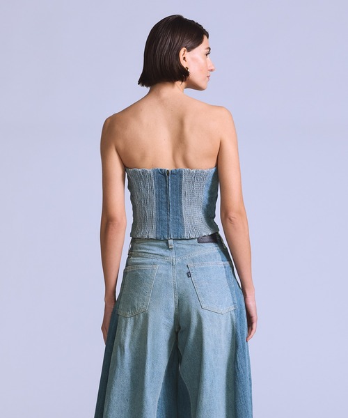 Levi's（リーバイス）の「Levi's/リーバイス BLUETAB(TM) ROPER ビスチェ（ベスト・レディース・インディゴブルー・XS/S/M）」の11枚目の写真