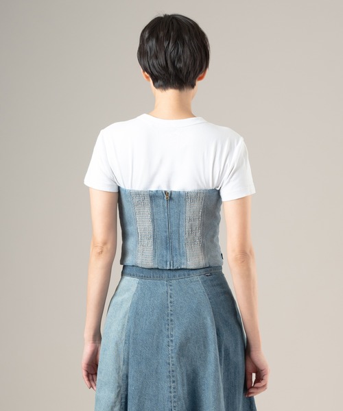 Levi's（リーバイス）の「Levi's/リーバイス BLUETAB(TM) ROPER ビスチェ（ベスト・レディース・インディゴブルー・XS/S/M）」の14枚目の写真