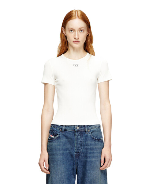 DIESEL（ディーゼル）の「ウィメンズ 半袖トップ T-ELE-LONG-OD（その他トップス・レディース・ホワイト系その他/ブラック・X-LARGE/LARGE/X-SMALL/SMALL/MEDIUM）」の2枚目の写真