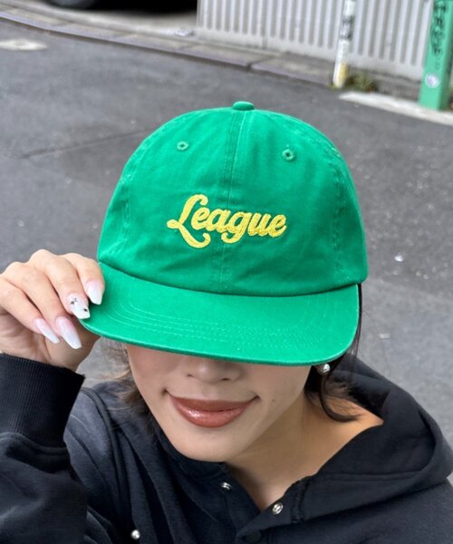 CIAOPANIC TYPY（チャオパニックティピー）の「UNISEXチェーンステッチロゴキャップ（キャップ・レディース・ブルー/グリーン/ピンク/ネイビー/ブラック・ONE SIZE）」の13枚目の写真