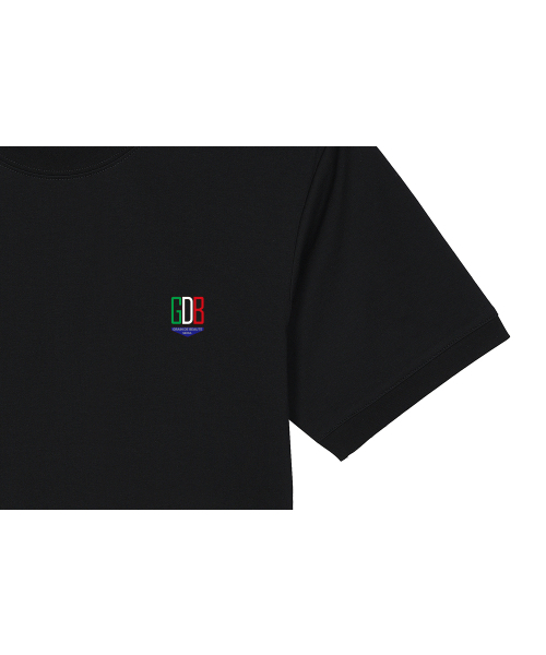 GRAIN DE BEAUTE（グランデボーテ）の「BACK LOGO T-SHIRT 01 [BLACK]（Tシャツ/カットソー・レディース・ブラック・S/M/L/XL）」の3枚目の写真