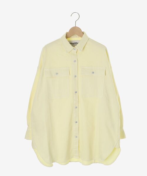 le.coeur blanc(ルクールブラン)の「HealthyDENIMヘルシーデニムAlmondShirt(シャツ/ブラウス・レディース・サックスブルー/イエロー・38)」の10枚目の写真