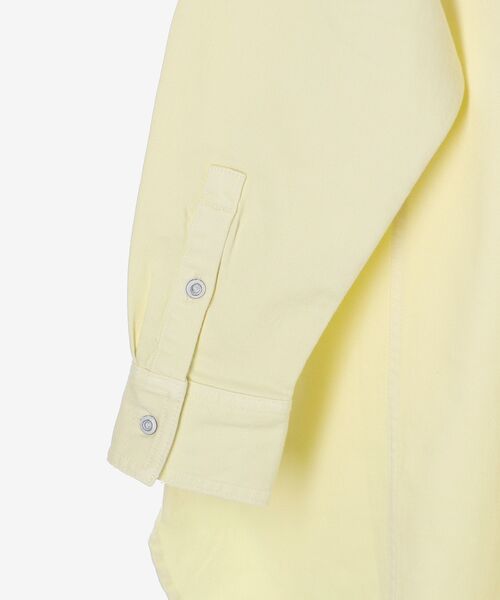 le.coeur blanc(ルクールブラン)の「HealthyDENIMヘルシーデニムAlmondShirt(シャツ/ブラウス・レディース・サックスブルー/イエロー・38)」の16枚目の写真
