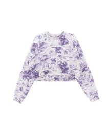 RAVEROUS（レイバーロス）の「クロップスウェットシャツパープル（スウェット）」