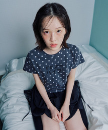 ITZAVIBE（イッザバイブ）の「DOT DOT LOGO T SHIRT（Tシャツ/カットソー）」