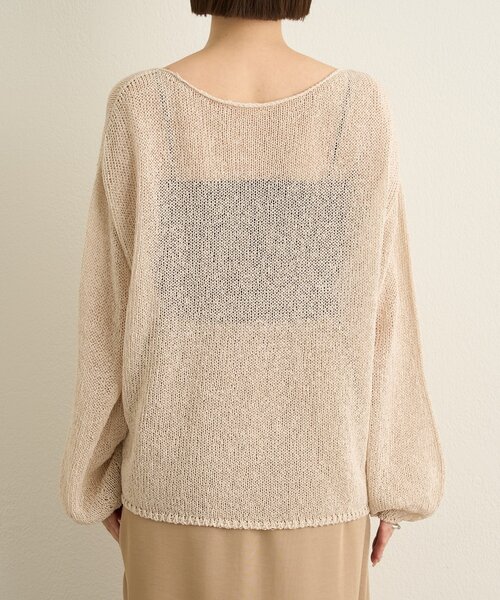 Omekashi（オメカシ）の「和紙混袖ボリュームニット（ニット/セーター・レディース・アイボリー/ブラック・FREE）」の16枚目の写真