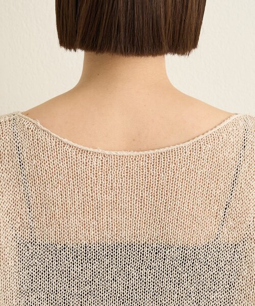 Omekashi（オメカシ）の「和紙混袖ボリュームニット（ニット/セーター・レディース・アイボリー/ブラック・FREE）」の17枚目の写真