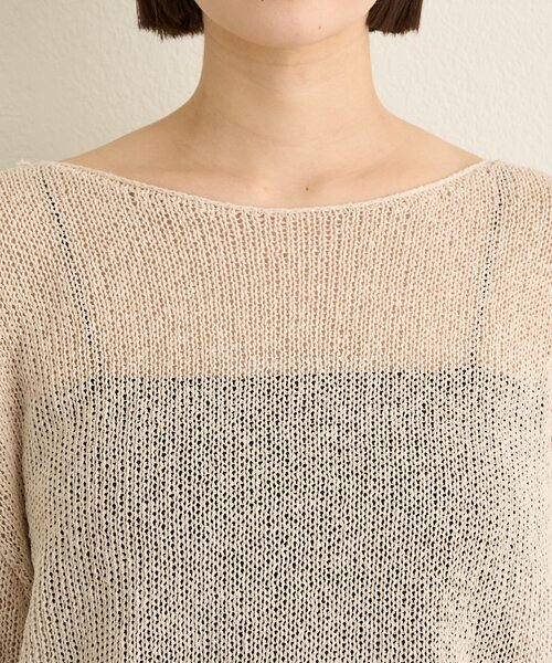 Omekashi（オメカシ）の「和紙混袖ボリュームニット（ニット/セーター・レディース・アイボリー/ブラック・FREE）」の18枚目の写真