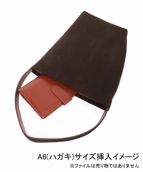 JOURNAL STANDARD relume（ジャーナルスタンダード　レリューム）の「［26SS新作］【MODA LUXE/モーダリュクス】 スウェードワンショルダーTOTE（ショルダーバッグ・レディース・ブラウン・FREE）」の17枚目の写真