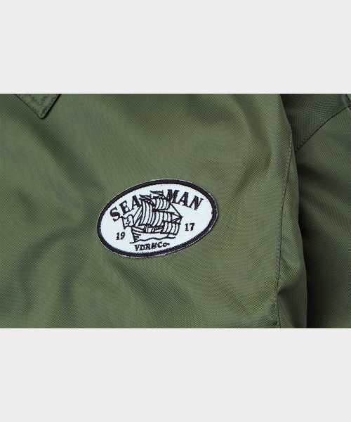 VDR（ブイディアール）の「CAPTAIN JACKET [Olive]（ナイロンジャケット・メンズ・その他・M/XL/L）」の6枚目の写真