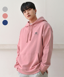 HERRINGBONE（ヘリンボーン）の「メンズ ルーズフィット 無地 フードパーカー ユニセックス カップル スウェットシャツ Tシャツ (ピンク) / TE101M（パーカー）」