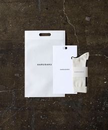 HARUSAKU | HARUSAKU:SIngle Back LIne Socks GIFT 1P SET :ハルサク メンズシングル バックライン ソックス プレゼントギフトセット 1足(ソックス/靴下)
