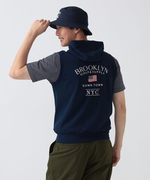 PURPLE LABEL / BROOKLYN ストレッチ フーディー ベスト(UVカット・吸水速乾)
