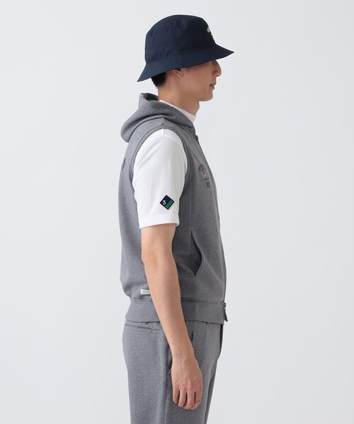 BEAMS GOLF(ビームスゴルフ)の「PURPLE LABEL / BROOKLYN ストレッチ フーディー ベスト(UVカット・吸水速乾)(ベスト・メンズ・ホワイト/グレー/ネイビー・XL/L/S/M)」の11枚目の写真