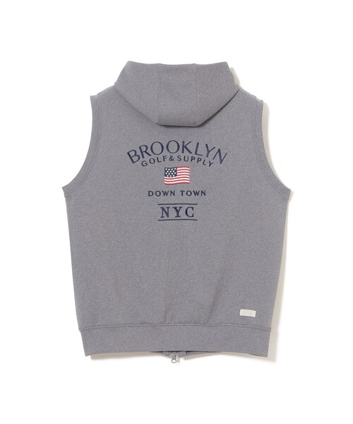 BEAMS GOLF(ビームスゴルフ)の「PURPLE LABEL / BROOKLYN ストレッチ フーディー ベスト(UVカット・吸水速乾)(ベスト・メンズ・ホワイト/グレー/ネイビー・XL/L/S/M)」の22枚目の写真
