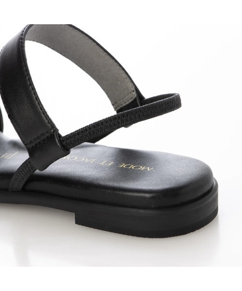 Mode et Jacomo（モードエジャコモ）の「シンプルフラットストラップサンダル（サンダル・レディース・ブラック/シルバー/ゴールド・22.5cm/23cm/23.5cm/24cm/24.5cm）」の21枚目の写真