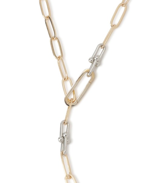 ADAM ET ROPE'(アダムエロペ)の「【EO for ADAM ET ROPE'】Chunky Anchor Chain Necklace(ネックレス・レディース・ゴールド・FREE)」の2枚目の写真