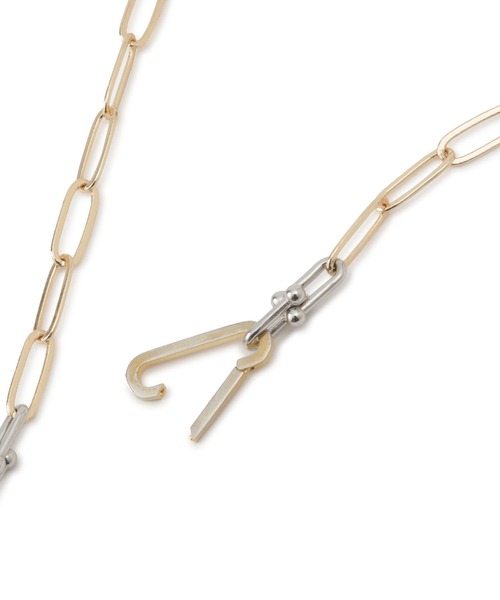 ADAM ET ROPE'(アダムエロペ)の「【EO for ADAM ET ROPE'】Chunky Anchor Chain Necklace(ネックレス・レディース・ゴールド・FREE)」の4枚目の写真