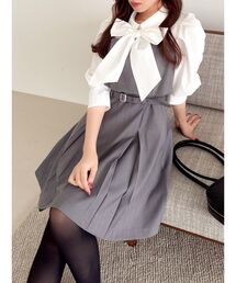 dazzlin | 2WAYボウタイレイヤードミニワンピース(ワンピース)