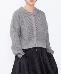 PUNYUS | ケーブルニットカーディガン(カーディガン/ボレロ)